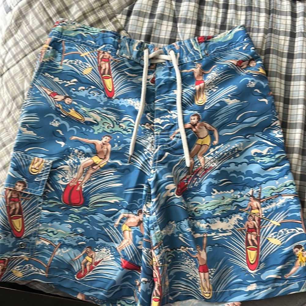 Men’s S Polo cargo swim trunks